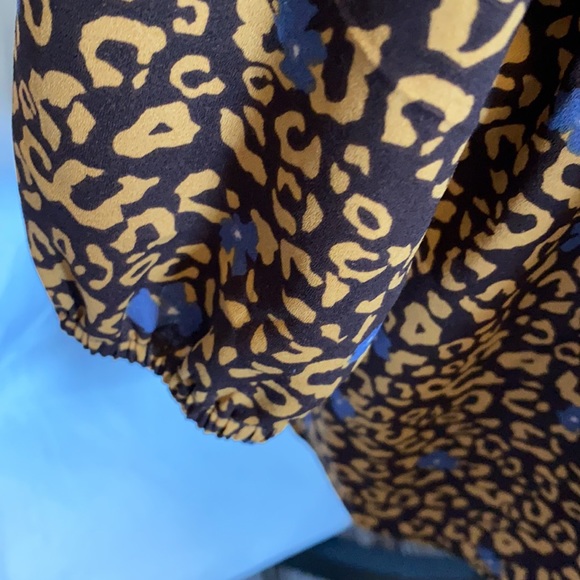 Logo animal print oversized dress. Bell and brown - Picture 6 of 11